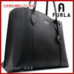 【極美品 2023年 A4】フルラ トートバッグ ヴィットリア ブラック 黒