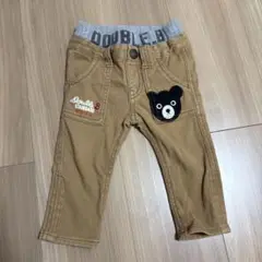 ミキハウス DOUBLE.B ベージュ パンツ 80