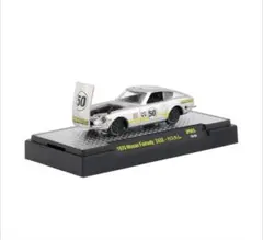 ターマックワークス1/64ブルーバード510ワゴンMOONEYES深リムミニカー