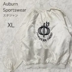 Auburn 90s ヴィンテージ スタジャン ホワイトシルバー XL