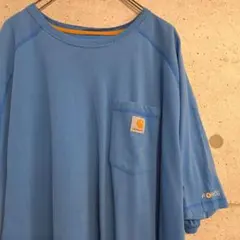 Carhartt FORCE/USED胸ポケットTシャツ/ビッグサイズ/ロゴ