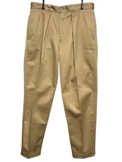 美品　MARKAWEAR ワンタックトラウザーパンツ　 ベージュ　サイズ2のサムネイル