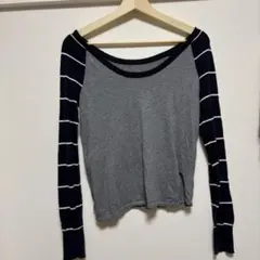 アルマーニエクスチェンジ　ストライプ 長袖