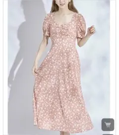 [タイムセール中！]ピンクドットワンピース