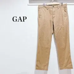 ギャップ チノパン 長ズボン ブラウン ストレートパンツ 無地 シンプル