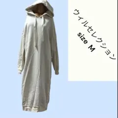 No.324 (♡)ウィルセレクション パーカーワンピース フラワーレース