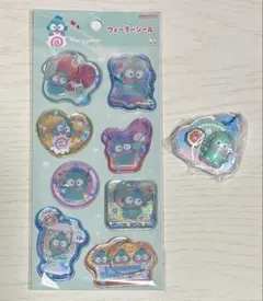【国内正規品】　サンリオ　ハンギョドン　ウォーターシール　パッケージキーホルダー