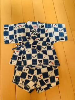 ミキハウス ダブルビー 甚平 男の子