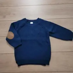H&M ネイビー ニットセーター 12-18M