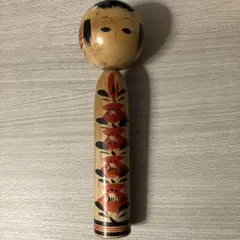 花柄こけし人形