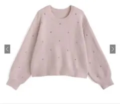 GRL ビジューニットトップス mb1607