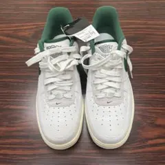 【新品27cm】NIKE エアフォース１ホワイト/グリーン/ココナッツミルク