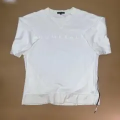 NUMERALS ロゴTシャツ ホワイト サイズM