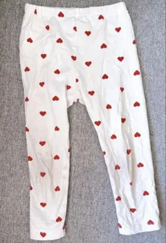 ハート柄レギンス 95cm スパッツ パンツ ズボンのサムネイル