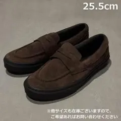 VANS バンズ ローファー V196CF CN スエード ブラウン 25.5