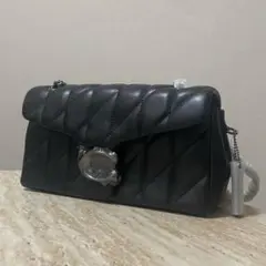 COACH キルティング ショルダーバッグ ブラック CP150