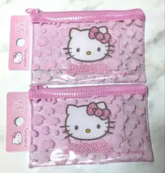 ダイソー　サンリオ　ラメポーチ　２個　ハローキティ