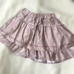 花柄　スカパン　キュロットパンツ