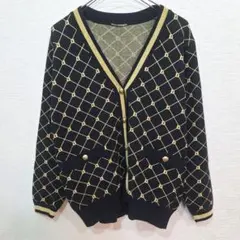 アルアバイル ロープパターン ジャガードカーディガンのサムネイル
