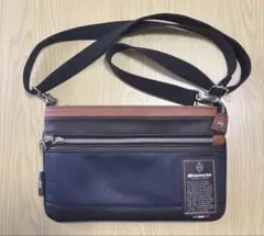 Bianchi ビアンキ ショルダーバッグ 2way キャメル