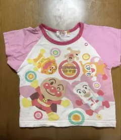 キモチお値下げ！ アンパンマン 半袖Tシャツ ピンク 95cmのサムネイル