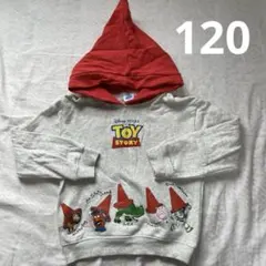 バースデイ　NANAコラボ　トイストーリー　三角コーンフード　トレーナー　120