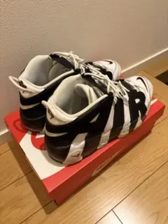 NIKE AIR MORE UPTEMPO WHITE/BLACK 29cm