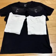 ユニクロ　Ｔシャツ　5枚(黒3枚　白2枚）セット
