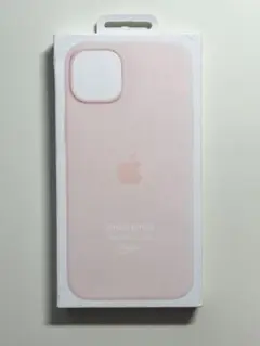 【新品】純正 iPhone 15 Plus シリコンケース・ライトピンク①