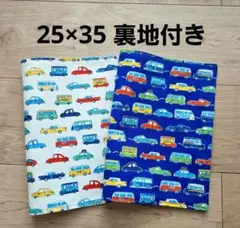 No.46 ランチョンマット 25×35 裏地付き 車 デニム調生地 | Mercari