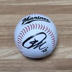 希少　当選品　千葉ロッテ　WBC日本代表　種市篤暉　直筆サインボール 希少 当選品 千葉ロッテ WBC日本代表 種市篤暉 直筆サインボール