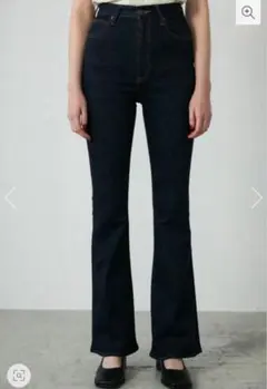【moussy】 HW Rebirth フレア フレアデニム ブルー 24のサムネイル