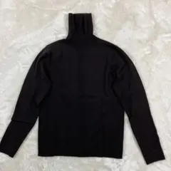 EPOCA タートルネック サイズ40 ブラック 長袖 ニット トップス