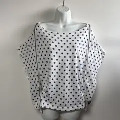 mercibeaucoup, ドット柄 半袖トップス