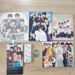 なにわ男子　雑誌3冊　うちわ　カレンダー　コラボグッズ　まとめ売り