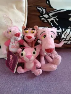 ピンクパンサー ぬいぐるみ 4体セット