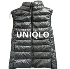 ユニクロウルトラライトダウンベスト黒 キルティングデザイン Мサイズ
