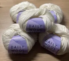 ユザワヤ　daily wool blend デイリーウールブレンド　極太　毛糸