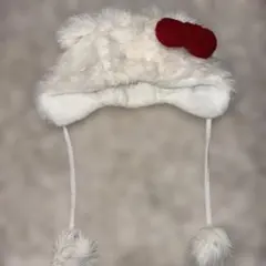 ハローキティ ファーキャップ USJ もふもふ SHEIN