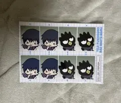 セガラッキーくじ呪術廻戦×サンリオ　F賞ステッカー 伏黒甚爾×バッドばつ丸