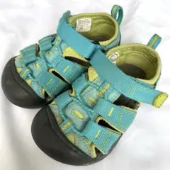 KEEN 水陸両用サンダル 13.5水色 定番 キッズ ベビー 川遊び 海