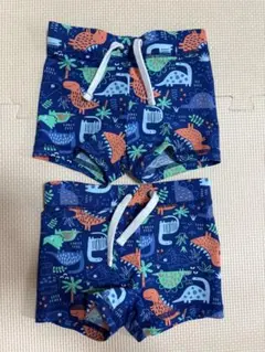恐竜柄水着 男の子用 90 ２枚セット