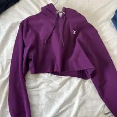 Champion パープル リバースウィーブ M