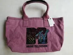 美品マークジェイコブス+MTVコラボスパンコール大きめトートバッグ春カラー
