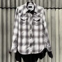 NUMBER (N)INE ナンバーナイン オンブレ チェックシャツ サイズ2
