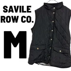✨美品✨SAVILE ROW CO. ブラック キルティングベスト 〖M〗 黒
