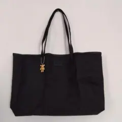 ハリスharriss黒トートバッグ ショルダー