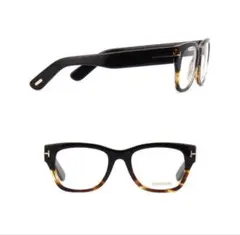 TOM FORD メガネフレーム ブラック/べっ甲柄のサムネイル