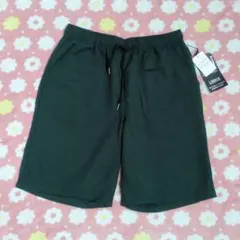 【新品・タグ付き】ハーフパンツ 横スラブ 濃緑 LL 夏のサムネイル