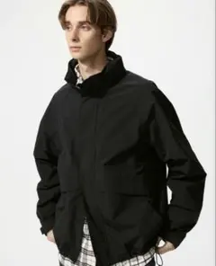 【UNIQLO】ウインドプルーフスタンドブルゾン XL